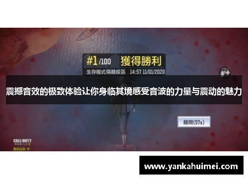 震撼音效的极致体验让你身临其境感受音波的力量与震动的魅力